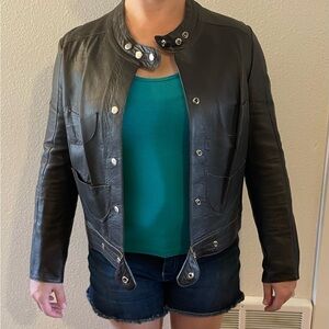 Vintage Leather jacket. Purchased in Austria in 1966. Women’s Small/Medium.